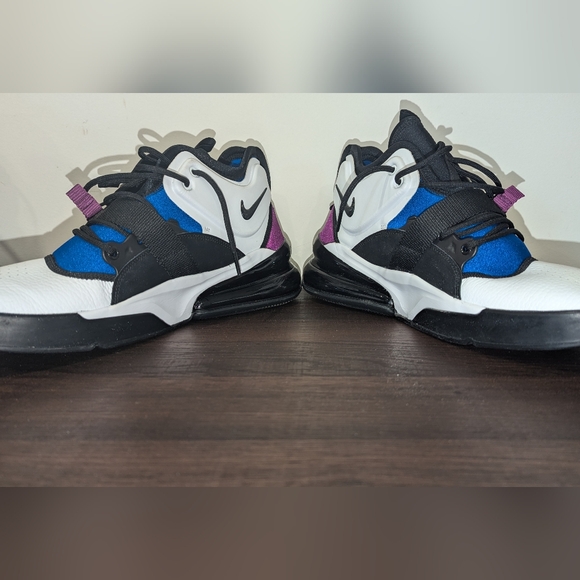 Nike Air Force 270White Black Lyon Blue (GS) - Picture 5 of 9